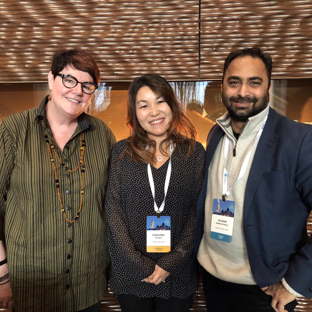 CANcampusvisits's tweet photo. Donna Rogers & Eunjung Riauka, representatives from @AlgomaU, with @HusainNeem. #CBIE2018 #BCEI2018
https://t.co/vGZQloMPDD https://t.co/EljTyg1IVo