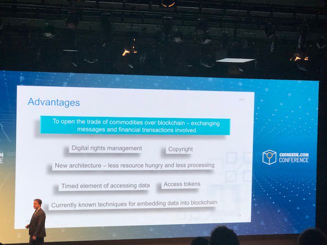 _cryptotrading_'s tweet photo. RT @CalvinAyre: .@ProfFaustus changing the world!

#CGWeek #CoingeekWeek #Bitcoin #BitcoinSV #SatoshiVision #BSV https://t.co/o0UYi5utN0
