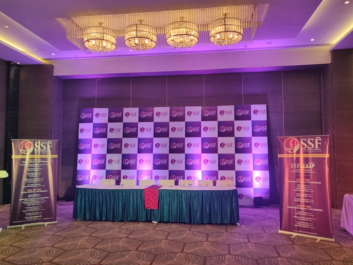 pssent's tweet photo. Press conference for Swara Samrat Festival 2018 😊😊
@TejendraNarayan @indrayuddh 

#SSF2018 #ProudAssociation https://t.co/mXk6XhcxcA