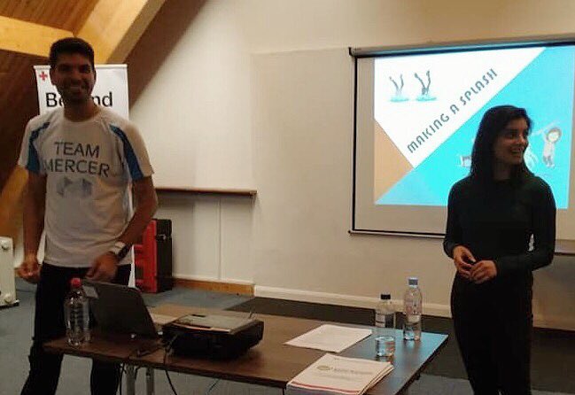 adasani92's tweet image. It was a pleasure to represent @UKMercer and present at the @BritishRedCross conference for their European Youths last week! Great opportunity to share our experiences with @RedCrossEvents and tell them a bit about @lifeatmercer too! #MercerCares #followtheshirt