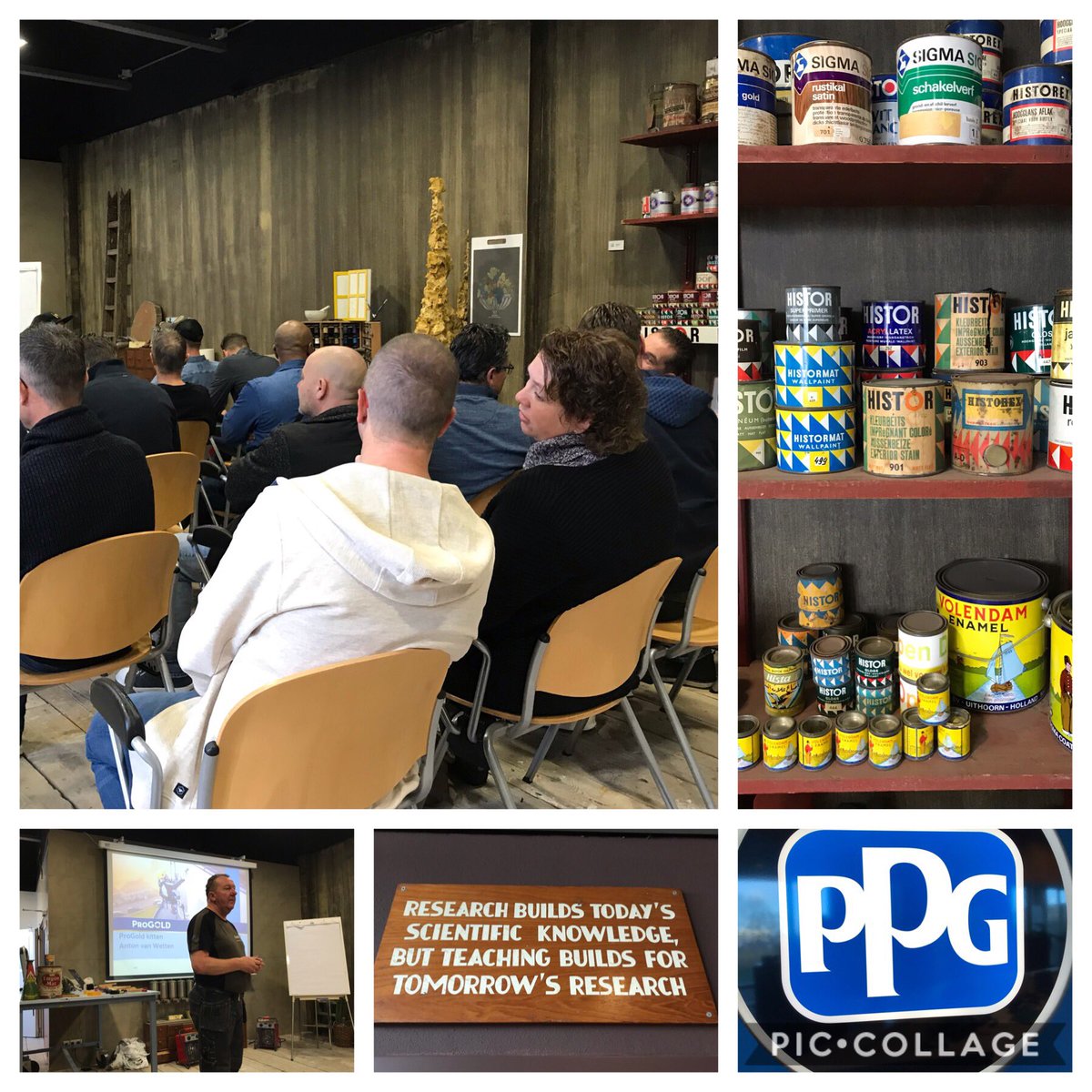 Met <a href="/SigmaEigenZaak/">Sigma EigenZaak</a> leden naar de fabriek van <a href="/PPG/">PPG</a> in #Amsterdam.