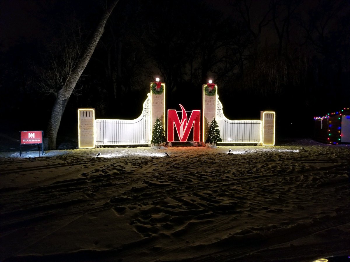 Lindenwood Park is looking a little brighter with our Main Gate on display!!