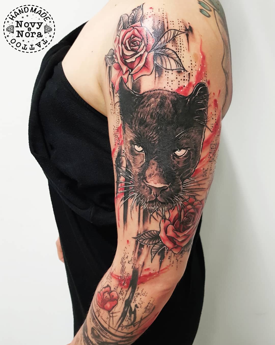 Aryen Sangha on Tumblr: Black Jaguar - #art #tattoo #jaguar #panthers  #blackandwhite #eyes #tattooed #animals #coverup #aryensangha (Aryen  Sangha...