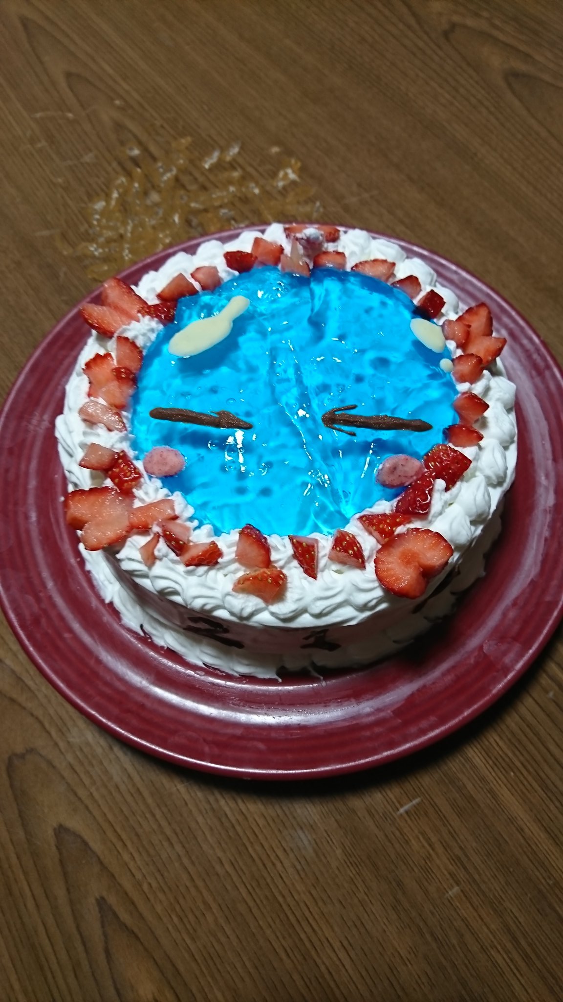 りむ スライムの転生のリムルのケーキ T Co Vyeji4lzhq Twitter