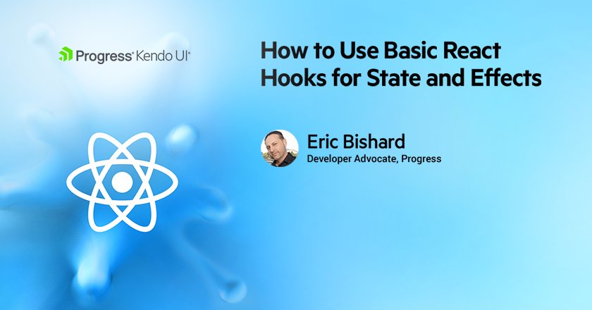 KendoUI's tweet image. With #reactconf2018 behind us, we have learned that with release 16.7 of React, an important new feature will be available: #reacthooks. Go through working examples and get "hooked" on #React: prgress.co/2BHZhxK