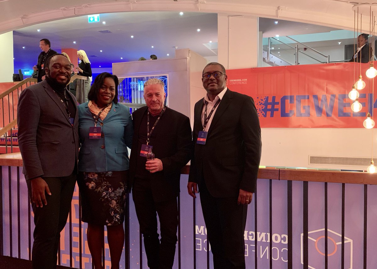 CalvinAyre's tweet photo. We know somebody who is celebrating at the party tonight. 😊 Happy Birthday to my friend, Charmaine Donovan! 

#CGWeek #CoingeekWeek #Bitcoin #BSV #BitcoinSV https://t.co/Ycn1pLBMAB