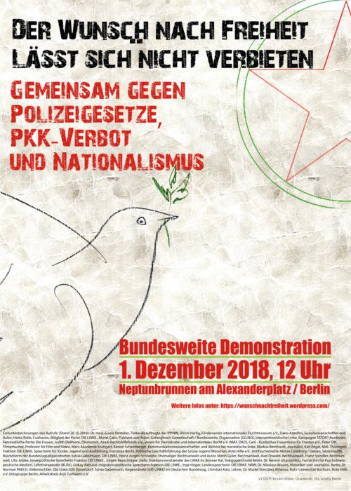BerlinYXK's tweet photo. Kommt mit uns morgen auf die #Straße 

#B0112 #WegmitdemPKKVerbot https://t.co/3JwSC3n1bt