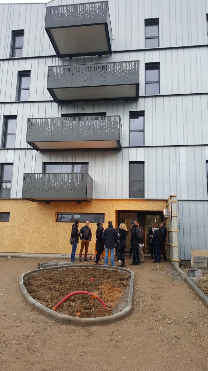 Arelor_hlm's tweet image. Participation d'@Arelor_hlm à la visite de l'opération @Batigere labellisée #Passivhaus - à Thionville - organisée par @LQE_Reseau et ASP Architecture - 30/11/2018. Construction mixte bois-béton - récupération des calories - #powerpipe #bilancarbone #PerformanceEnergetique
