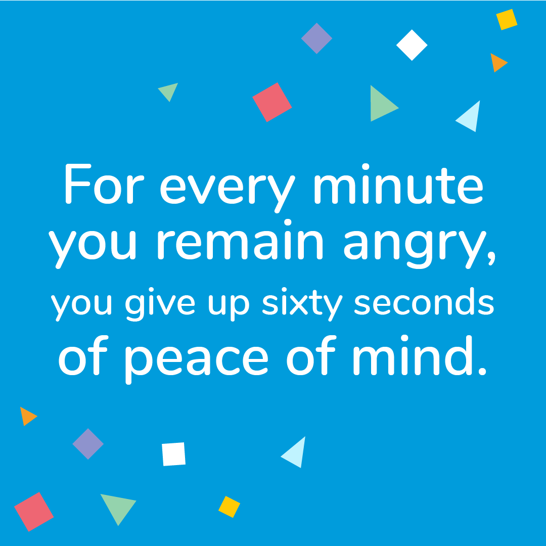 MyPossibleSelf's tweet photo. "For every minute you remain angry, you give up sixty seconds of peace of mind." #MondayMotivation #BestPossibleSelf 👍 https://t.co/lXWS1Zr9JH