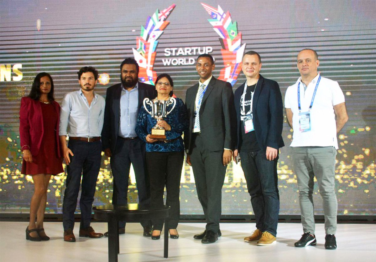 The @FenoxVC Startup World Cup winner is <a href="/AERACCESS/">AERBORNE</a>

That concludes Day 2 of  #WorldAIShow Mauritius 2018.
Stay tuned for pictures &amp; coverage from the show.