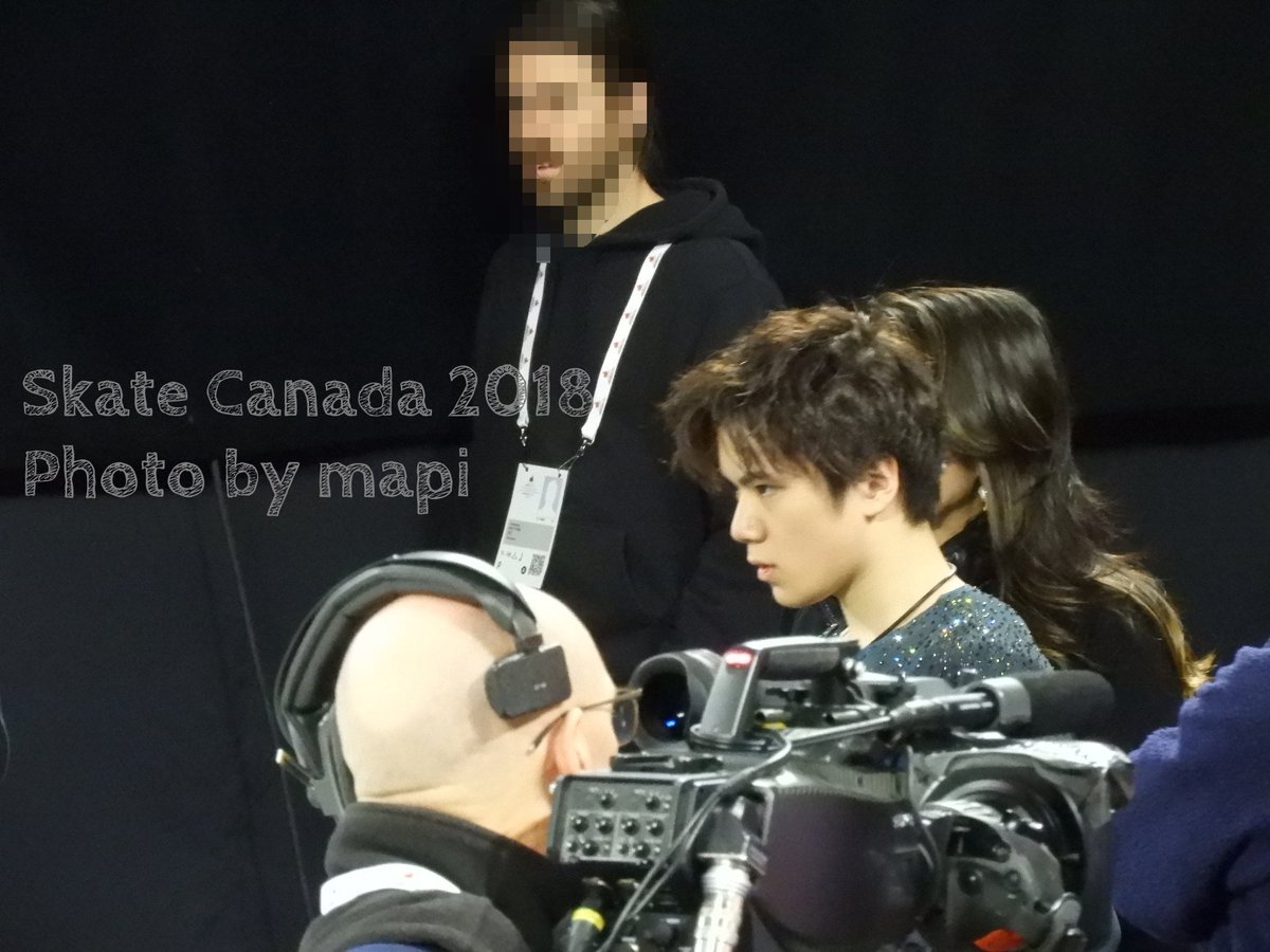 mapi45's tweet photo. スケカナFS、これから滑りに行きます。6練前と本番前。
#SCI18 #ShomaUno #宇野昌磨 https://t.co/ehlM1FMtRH