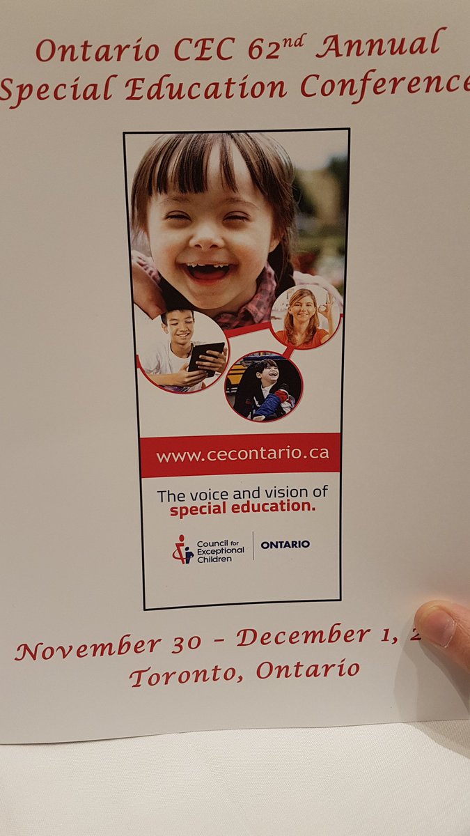 Ontario CEC Conference 2018.  Thanks for the learning opportunity TVDSB. <a href="/SpecialEd_TVDSB/">SpecialEd_tvdsb</a> <a href="/KellyElliott/">Kelly Elliott</a> #tvdsbkinder
