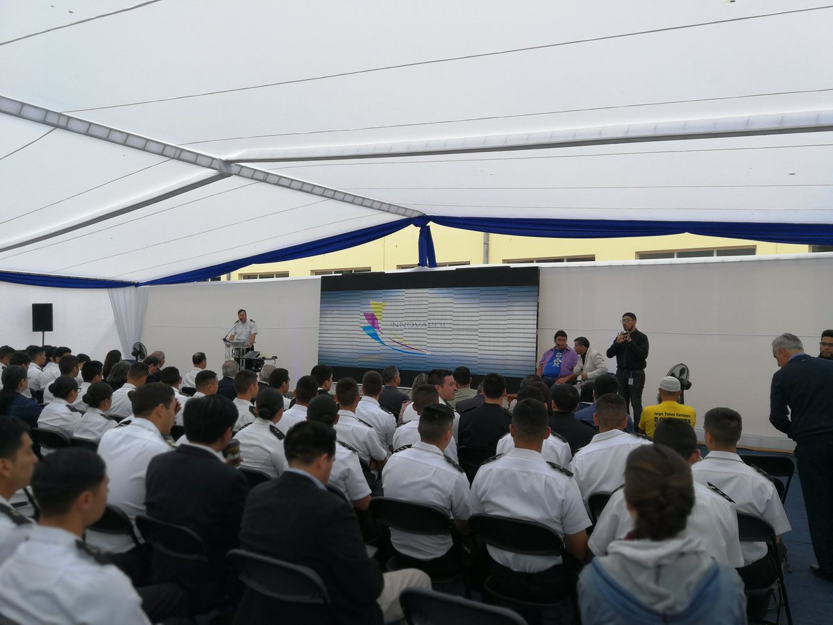 Empezamos el segundo día en nuestro Encuentro de Innovación Pública Innovapolinav. Hoy empezamos con "Tecnologías Disruptivas". <a href="/jpsoto/">JP Soto</a> #IBM #Innovapolinav #johnatkinson #UAI #juanleon