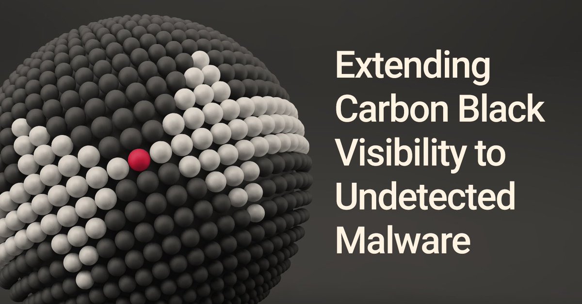 ReversingLabs's tweet image. Notes from the Field: Extending @CarbonBlack_Inc Visibility to Undetected #Malware 
Learn how one a financial institution connected endpoint and #fileanalysis to surface undetected malware attacks: hubs.ly/H0fKgXp0
#ThreatIntelligence #CyberSecurity