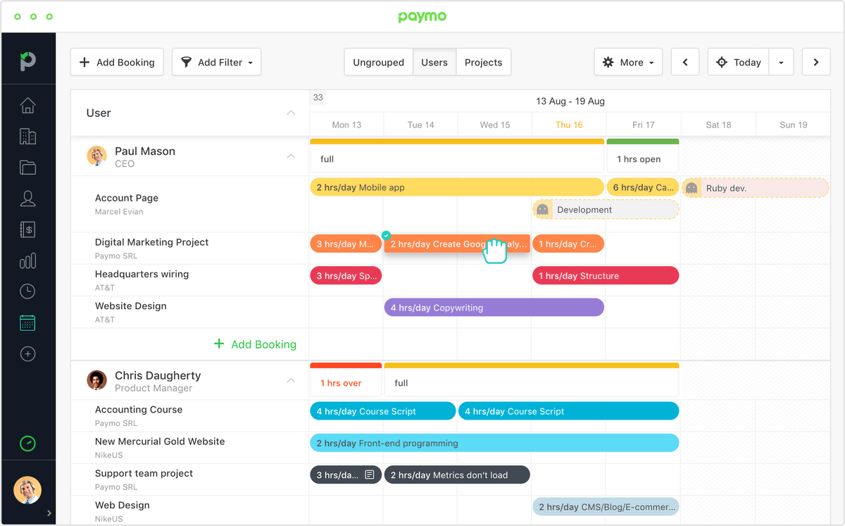 Paymo's tweet image. Use our Team Scheduler to:

✅ Set automated schedules
✅ Manage team capacity
✅ Add leave time

..and this isn&apos;t all. More about its other features here: bit.ly/2BdeKmZ

#projectmanagement #resourcescheduling #resourcescheduler