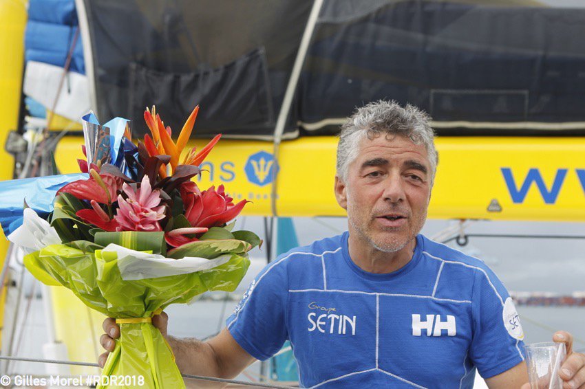 Les mots du skipper de Groupe Setin #RDR2018 14e #IMOCA⤵️ routedurhum.com/fr/actualite/1…