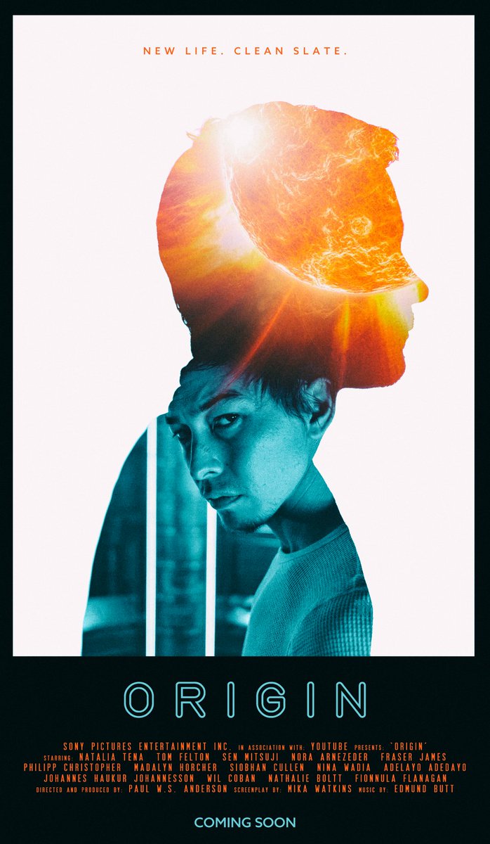 BloodyGoldberg's tweet photo. New Life. Clean Slate. #OriginSeries #YouTube #original #series #nataliatena #tomfelton #senmitsuji #noraarnezeder #philippchristopher #fraserjames #madalynhorcher #siobhancullen #scifi #thriller #future #intergalactic #space #travel #LeaveEarth #thea #siren #film #fan #poster https://t.co/GM7fXWXkJy