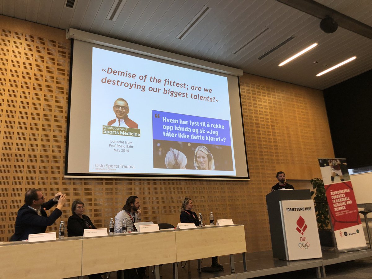 MarteFagerheim's tweet photo. Great talk from @HMoksnes on return to sport after ACL injury. Excellent tip to ask the player to make a detailed comeback list apx 6/12 post surgery! @SCHMS2018 #schms2018 #SCHM2018 https://t.co/Tth1RQD3UW