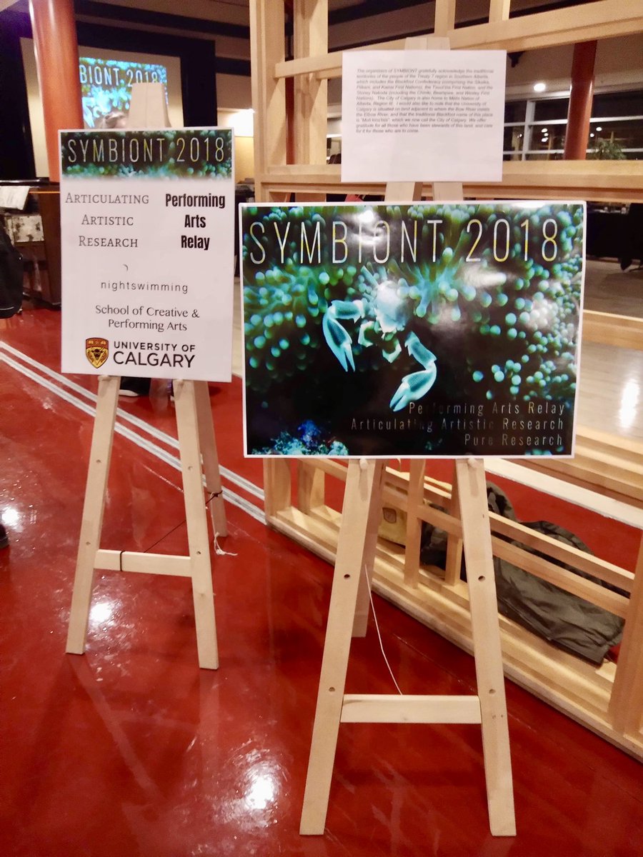 theplutonium's tweet photo. Presented #TAXITheater, #Benilde & PETA as context to my current artistic research on multisensorial performance & sustainable scenography at the 2018 SYMBIONT/ Articulating Artistic Research Conference hosted by the School of Creative and Performing Arts, University of Calgary. https://t.co/yj7TRlE3in
