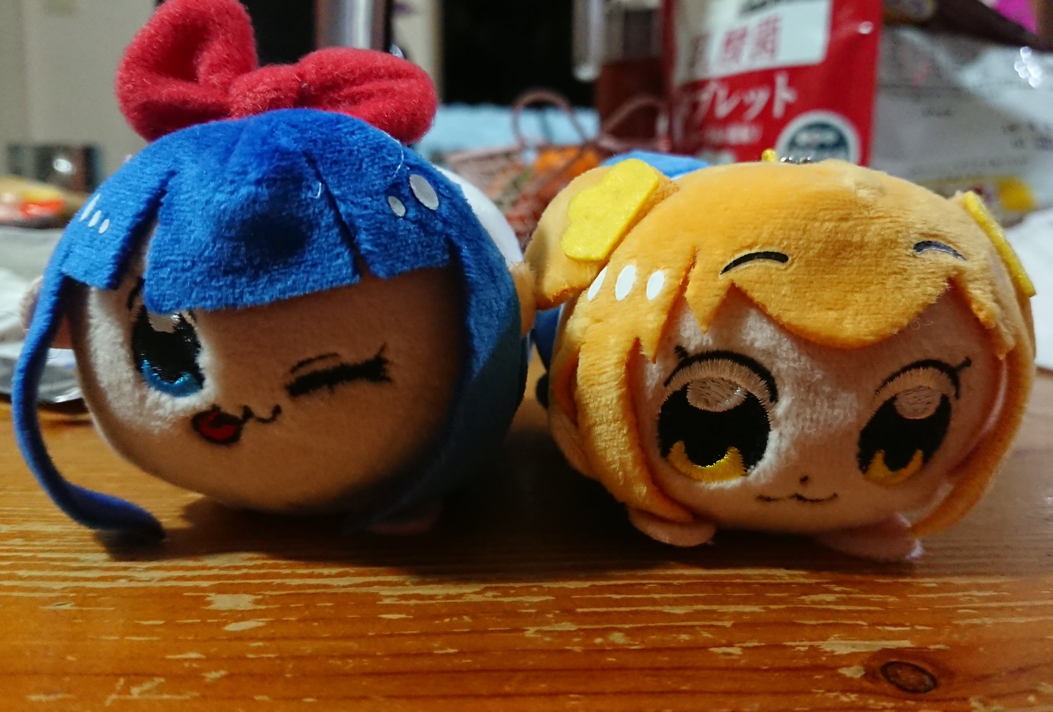 ぶぉるびっっく いきなりステーキ に行った後ボークスに寄ったら ポプテピピック のツムツムみたいなぬいぐるみがあって思わず買ったw 可愛い ジョジョ の アバッキオ のぽてコロぬいぐるみ買えたら一緒に並べてみたいw T Co Ndam0q99nk