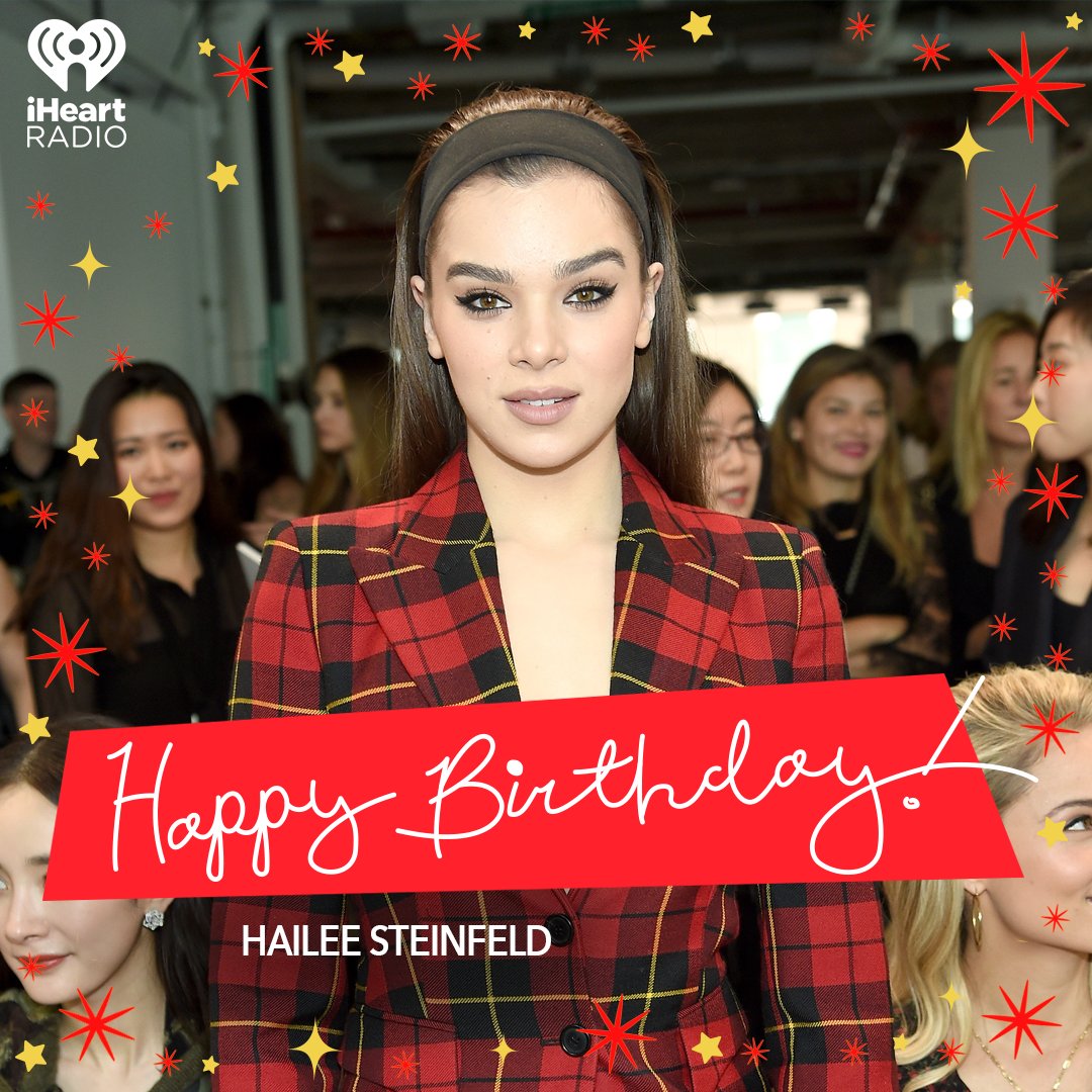 Absolutely buzzing today because it\s your birthday! Happy Birthday Hailee Steinfeld! 