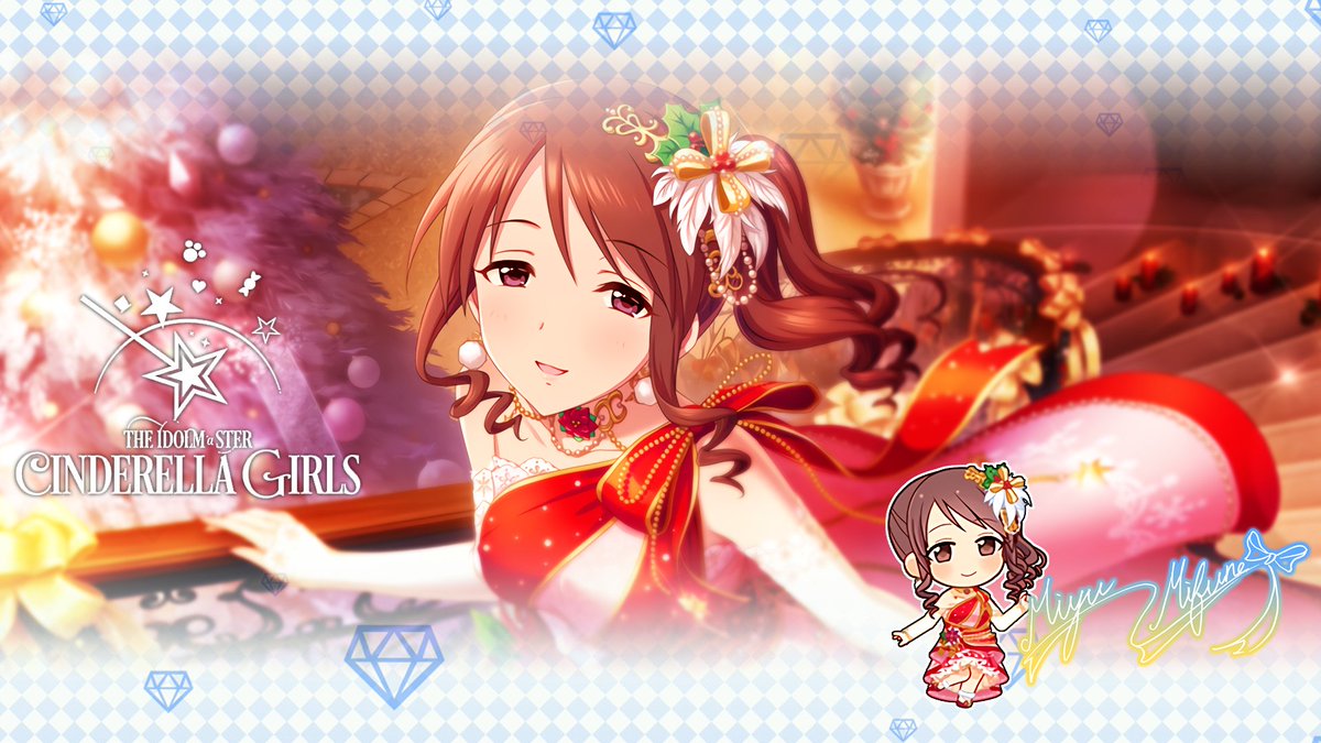 じょにーp Pc用壁紙 聖夜の約束 三船美優 デレステ 加工pc壁紙デレステ 三船美優 オリジナルサイズ T Co 5gp4kimeox 気に入っていただけたら フォロー Rtお願いします