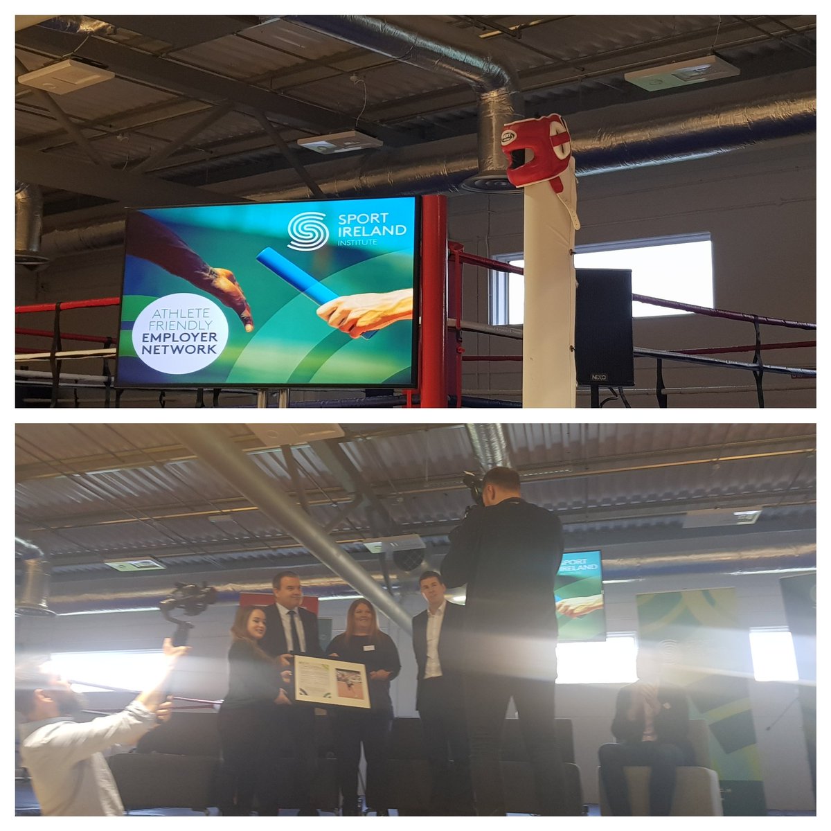 Great insights from an energising morning with @Inst_of_Sport. So much potential to leverage the talent and experience of high performance athletes across the workplace. Delighted to see @niamhmacdiscus and <a href="/DellIreland/">Dell Ireland</a> recognised together for great teamwork and support.