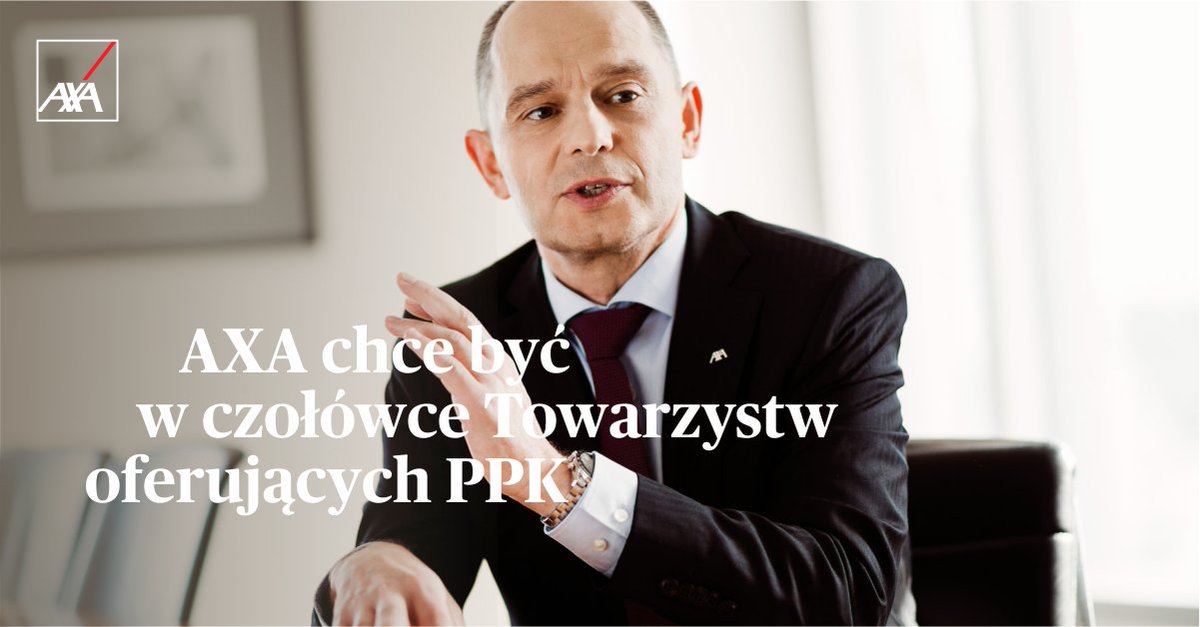"Jesteśmy zainteresowani oferowaniem #PPK w ramach TFI i chcemy być w czołówce. Naszym zdaniem PPK zwiększą zaufanie i zrewolucjonizują myślenie Polaków o długoterminowym oszczędzaniu." #ArturMaliszewski prezes @AXAPolska dla Dziennika Ubezpieczeniowego <a href="/karo_zw/">Karo Zysk-Wieczorek</a>