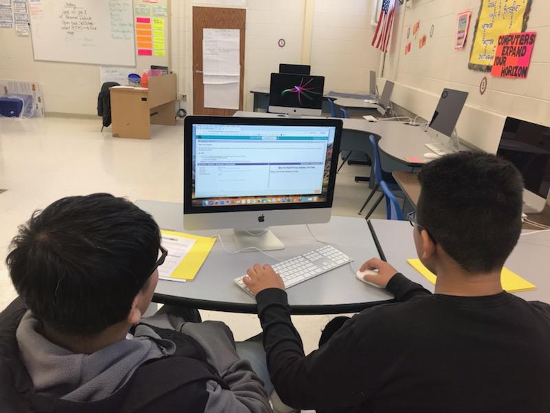 DGadek_FTPS's tweet image. 8th grade Computer Programming working hard to finish their personal websites. @Tech_FTPSchools @FMS_FTPSchools