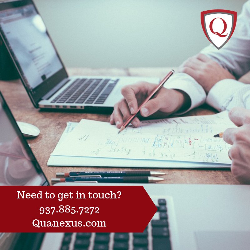Have questions about what we do, or need to get in touch with us? Visit quanexus.com/home/contact-u… … …  #Contact #Dayton #IT #Services #b2b