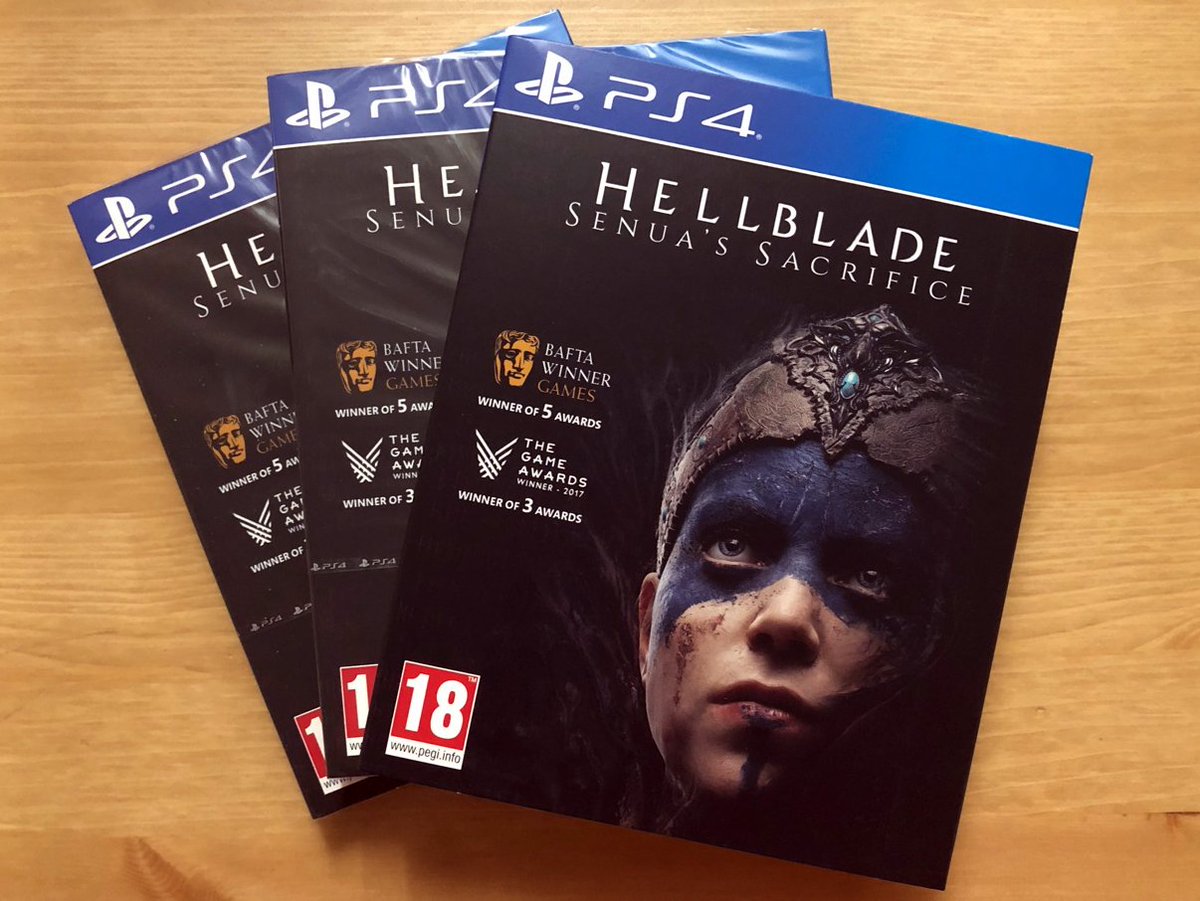 Hellblade: Senua's Sacrifice PS4 PAL Replacement Box Art Insert Inlay Cover Only
