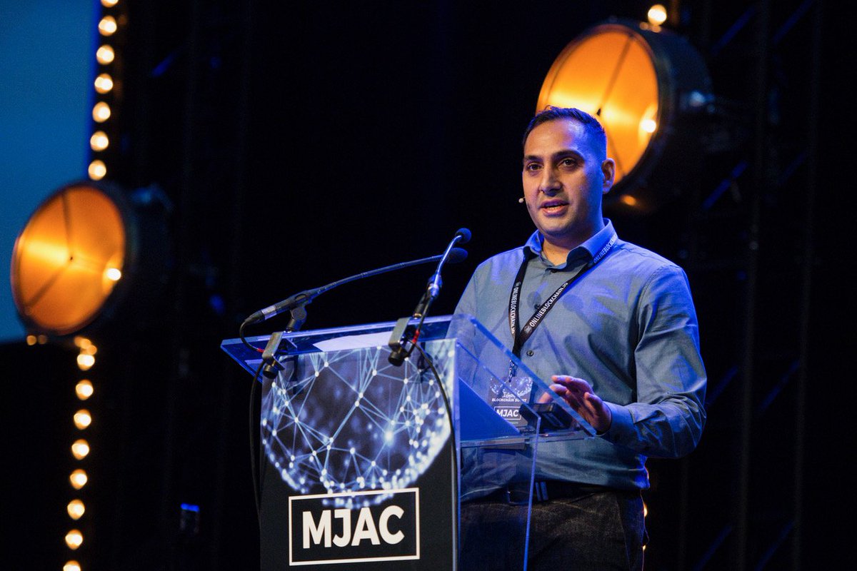 mjac2019's tweet image. The #MJAC @Cryptocompare partner presentations featuring Dean Christy for @powersnookeruk's #PowerSnookerCoin, @gigziofficial and @Creative3DWeb