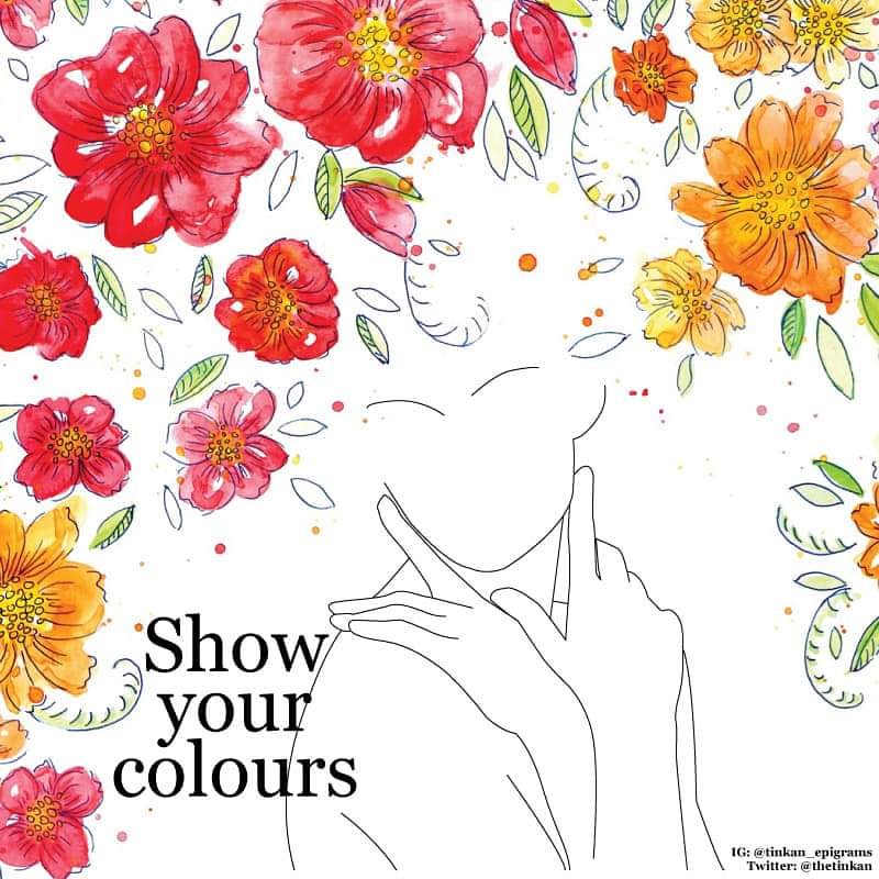 thetinkan's tweet photo. Show your colours. Let life flow and be yourself.
▪
#followis on #instagram @tinkan_epigrams
▪
Contact us for #socialmediamarketing and all aspects of #creativedesign
▪
#showyourcolours #becreative #beyou #beyourself #handdrawn #artistsofinstagram #artistic #bepositive #beyou https://t.co/c4rnN1B31i
