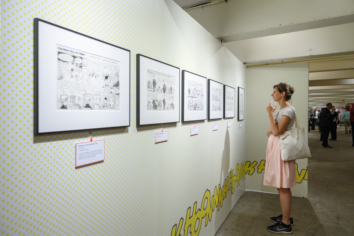 NYTransitMuseum's tweet photo. Coming up on Tuesday, December 11th! Join us at 6:30pm at the #NYTransitMuseum in #Brooklyn for a fascinating discussion on the role #NewYorkCity plays in #comics and #comicbooks! Reserve your tickets today at https://t.co/0sEqt36CD4.  #UndergroundHeroes #StanMack #PeterKuper https://t.co/mB0Qa0Or2U