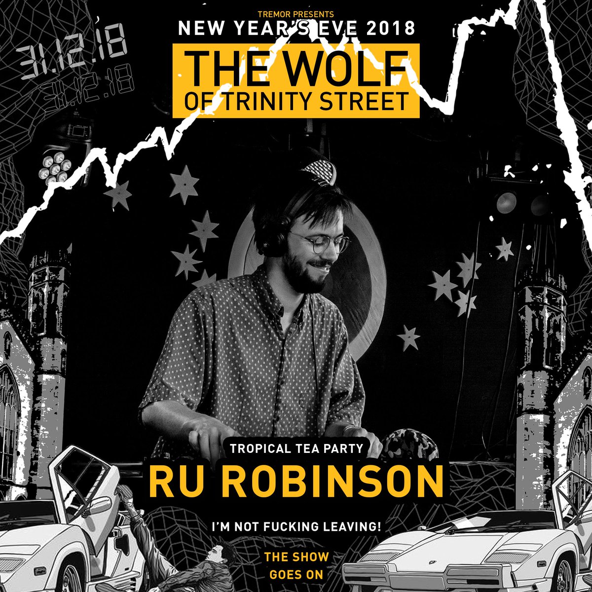 Tremor Soundsystem (@tremor_sound) on Twitter photo Finishing up our <a href="/TropicalT_Party/">Tropical Tea Party</a> takeover we have Ru Robinson and Waggles to take you on a journey through the tropical realm.
Tier 3 tickets available bit.ly/WolfOfTrinity_… Finishing up our <a href="/TropicalT_Party/">Tropical Tea Party</a> takeover we have Ru Robinson and Waggles to take you on a journey through the tropical realm.
Tier 3 tickets available bit.ly/WolfOfTrinity_…
