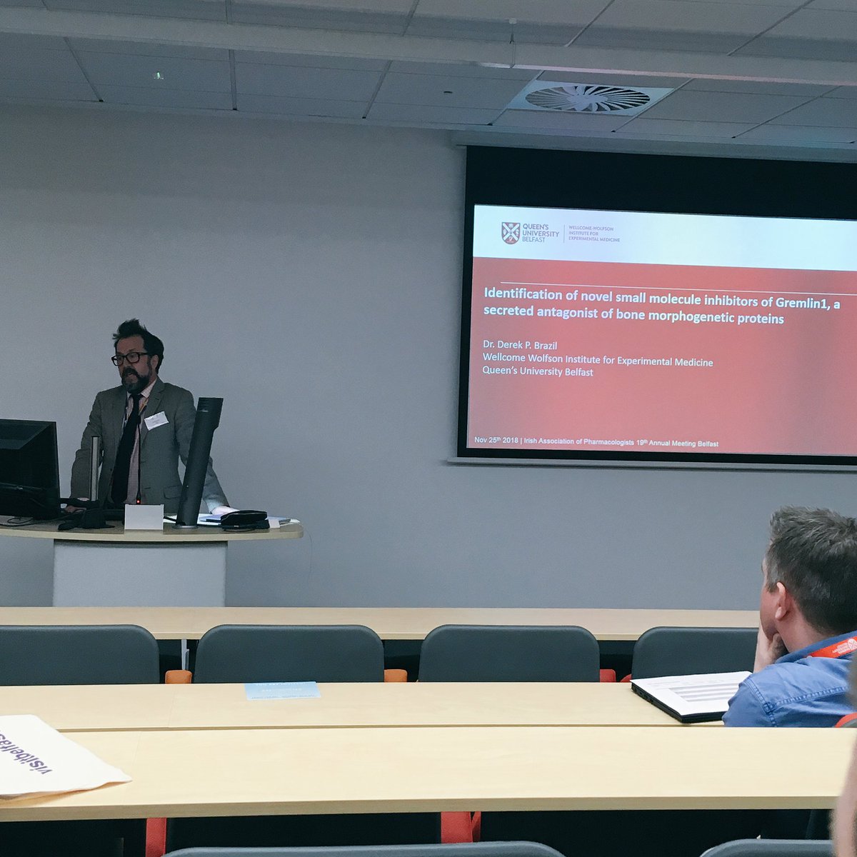 pharmacologyie's tweet image. Dr Brazil will be giving a short communication on current Grem1 antagonism in a preclinical model #IAPConference #QueensUniversityBelfast #QUB