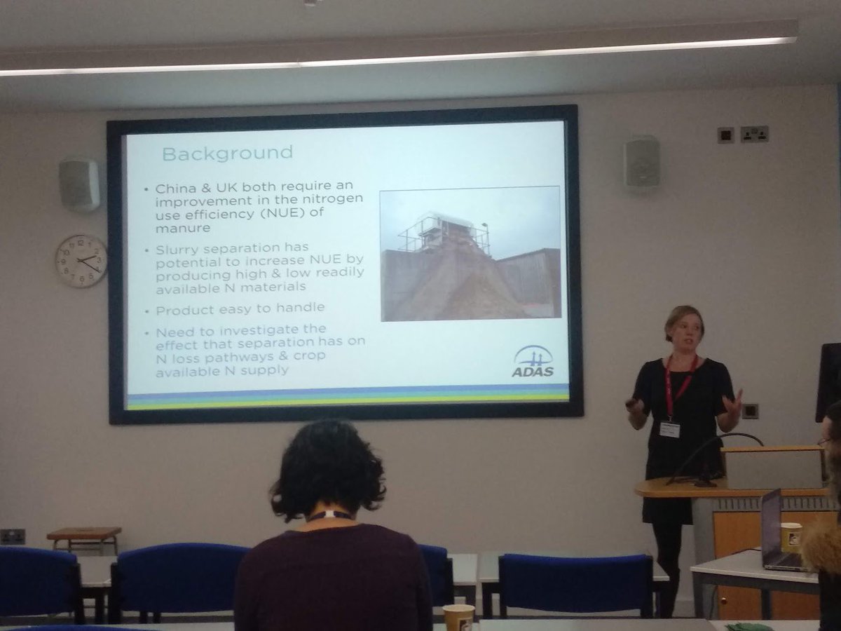ResearchNCircle's tweet photo. .@rachelthorman1 of @ADASGroup on their experiments with fertilisers that aims to improve Nitrogen Use Efficiency in the UK and China https://t.co/0DfacfjMAv