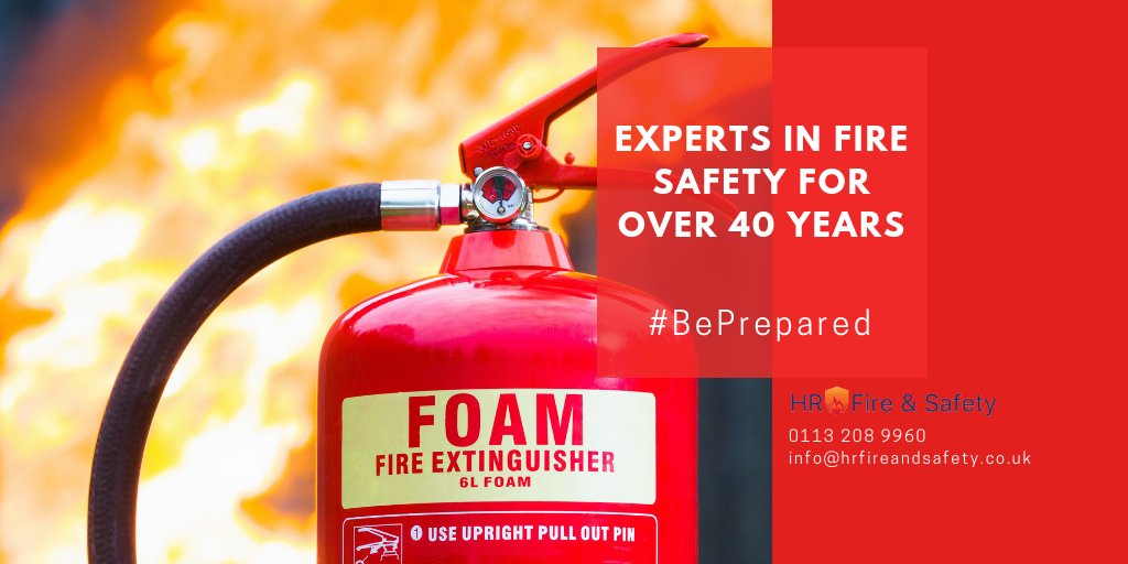 The HR fire & safety training programme is your strongest weapon against the risk of fire. 🔥 

Book yours today!

#FireSafety #Yorkshire #Leeds #BePrepared