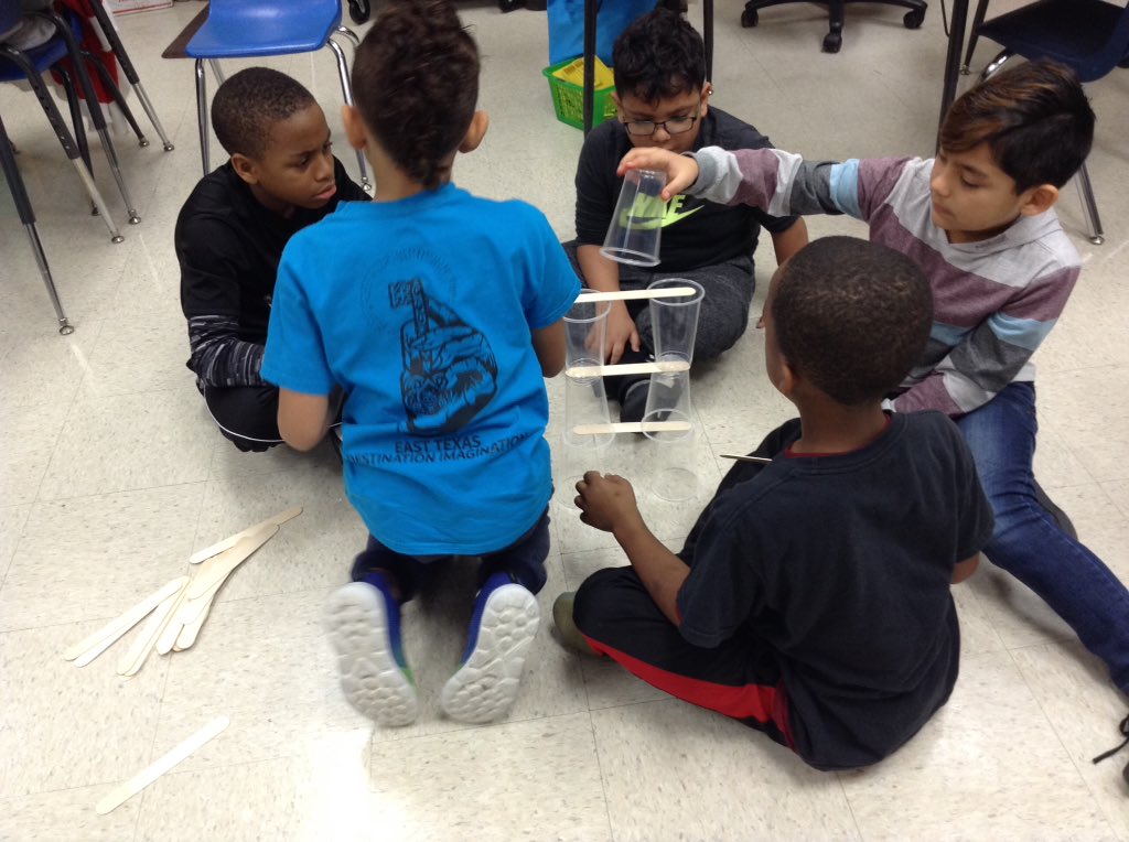thirdkimball's tweet photo. #STEM #kimballES #CupTower #mesquiteisdscience @ssheffield0628 #firsttry https://t.co/eTVgvRg6wz