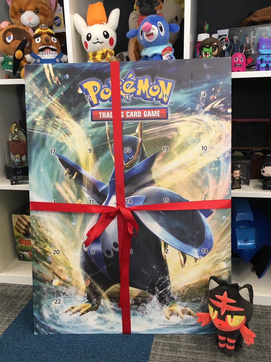 We got sent a massive advent calendar by @Pokemon and what's inside is even  better than chocolate... Pokemon cards #PokemonTCG