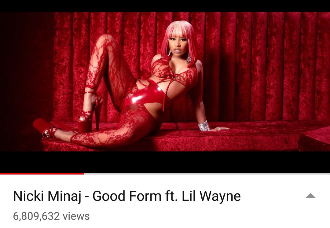 King_Jami3's tweet photo. 6.8 million views in less than 24 hours an ICON!! Go watch the #GoodFormMusicVideo Noww!! Love you queen @NICKIMINAJ ππ https://t.co/RZU6BrIXuX