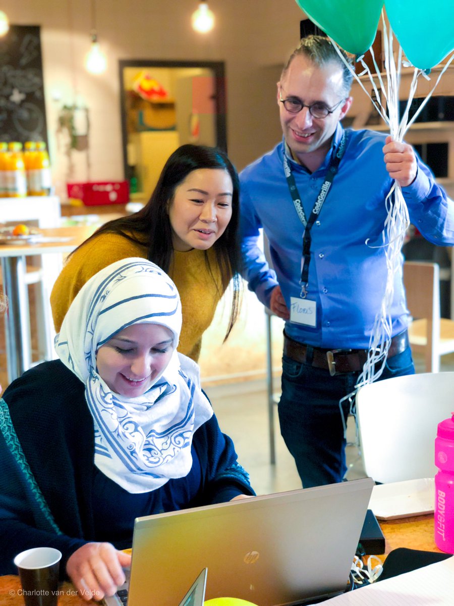 CodeGorillaNL's tweet image. De Hackathon zit er op! Bedankt voor al jullie enthousiasme. Jullie zijn een super leuke groep! We kijken uit naar maandag; de eerste dag in de bootcamp #CodeGorilla #CodeGorillaEnschede