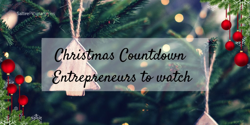 SaltireScholars's tweet photo. This December, for each day of advent, we will be sharing our Entrepreneurs to watch. Make sure you stay tuned to find out about some of the inspiring, creative and ground-breaking talent in Scotland. #FridayFeeling https://t.co/PCJtdNVmvV