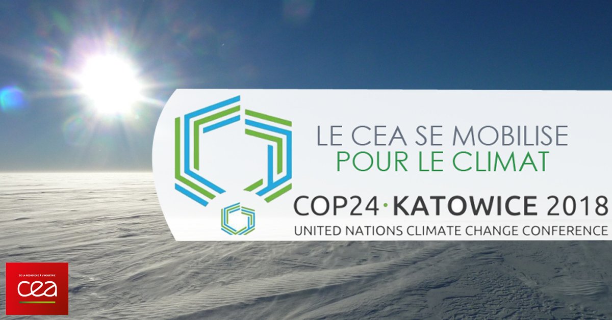 🌍La #COP24 commence ce dimanche à #Katowice en Pologne et se terminera le 14 décembre. A cette occasion, découvrez les #recherches menées par le CEA sur le #climat et les #énergies bas carbone ➡️bit.ly/CEA-COP24 ☁️