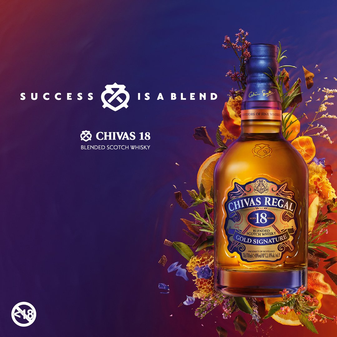 Chivas Regal SA on Twitter: "18 years. 85 flavours