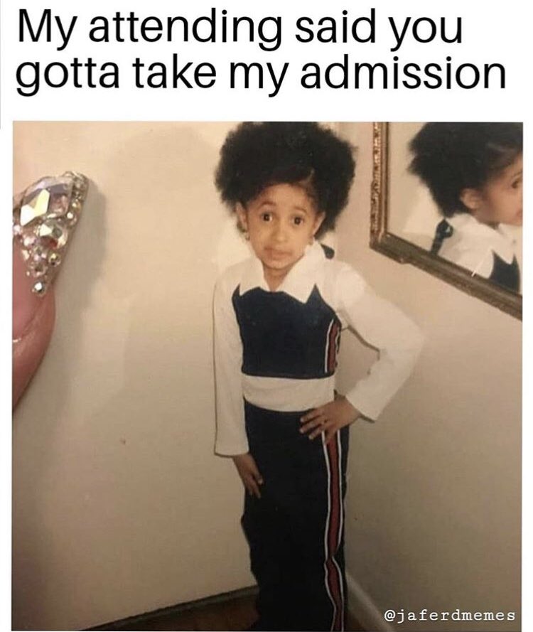 AG_EM33's tweet photo. Lol. ED Attendings are like my older brother/cousins at home. Always looking out. 🤣😂 https://t.co/FLExPqVQtt