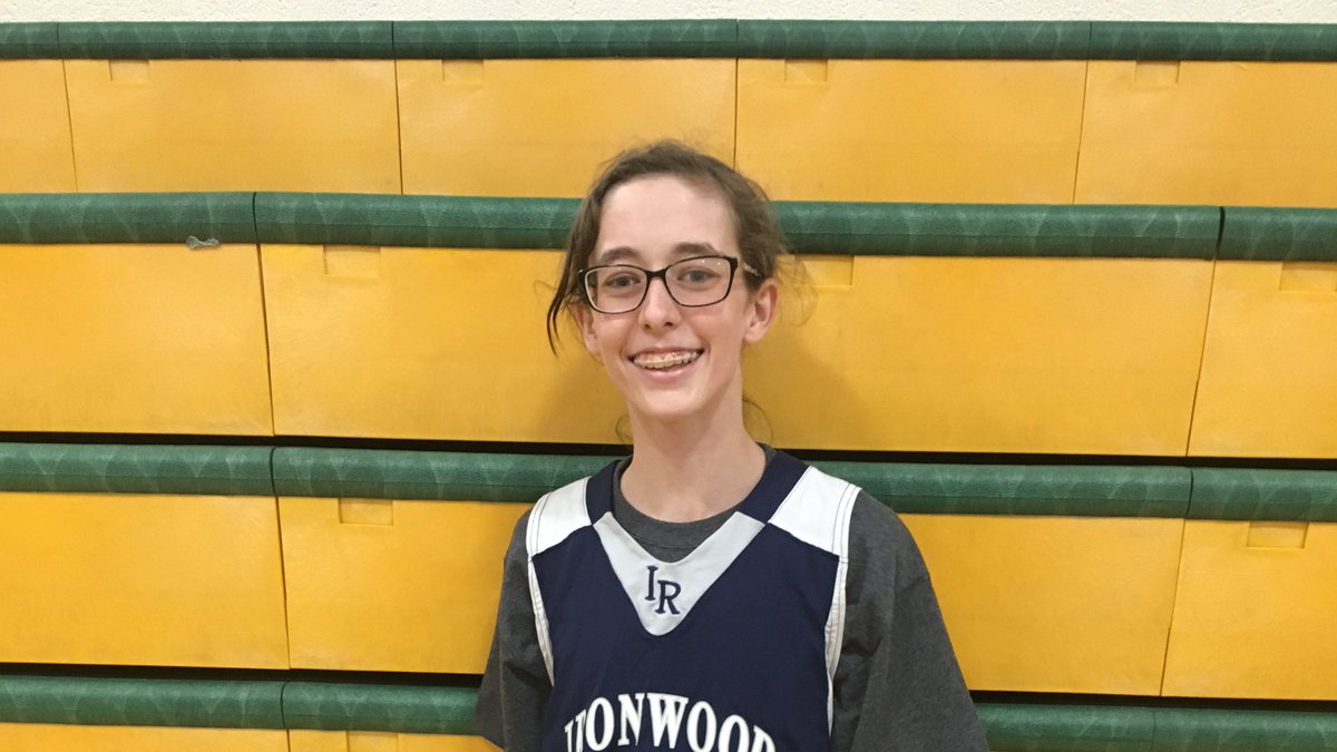 Today’s player highlight is Macy Hansen. Macy can play the point or battle inside she is also known for her toughness