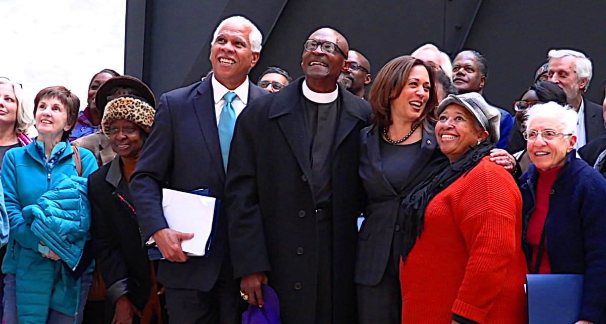 CONGRATULATIONS to Rev. Dr. T. Anthony Spearman and the NCNAACP (seen here with se, Kamala Harris and Hillary Shelton of the NAACP Washington) for helping to put the final nail in the proverbial judicial coffin of Raleigh attorney Thomas Farr!