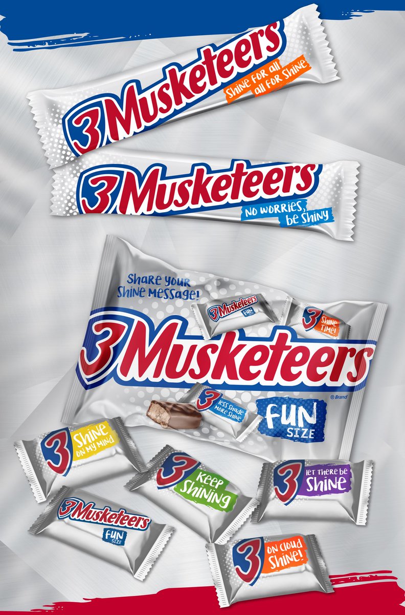kimberlygeswein's tweet photo. Font spotting: Never gets old to see my handwriting on products.  https://t.co/F1UbxdfIdr #kgfonts #3musketeers #typography #fontfriday #fontspotting https://t.co/BbbMzaoeAZ