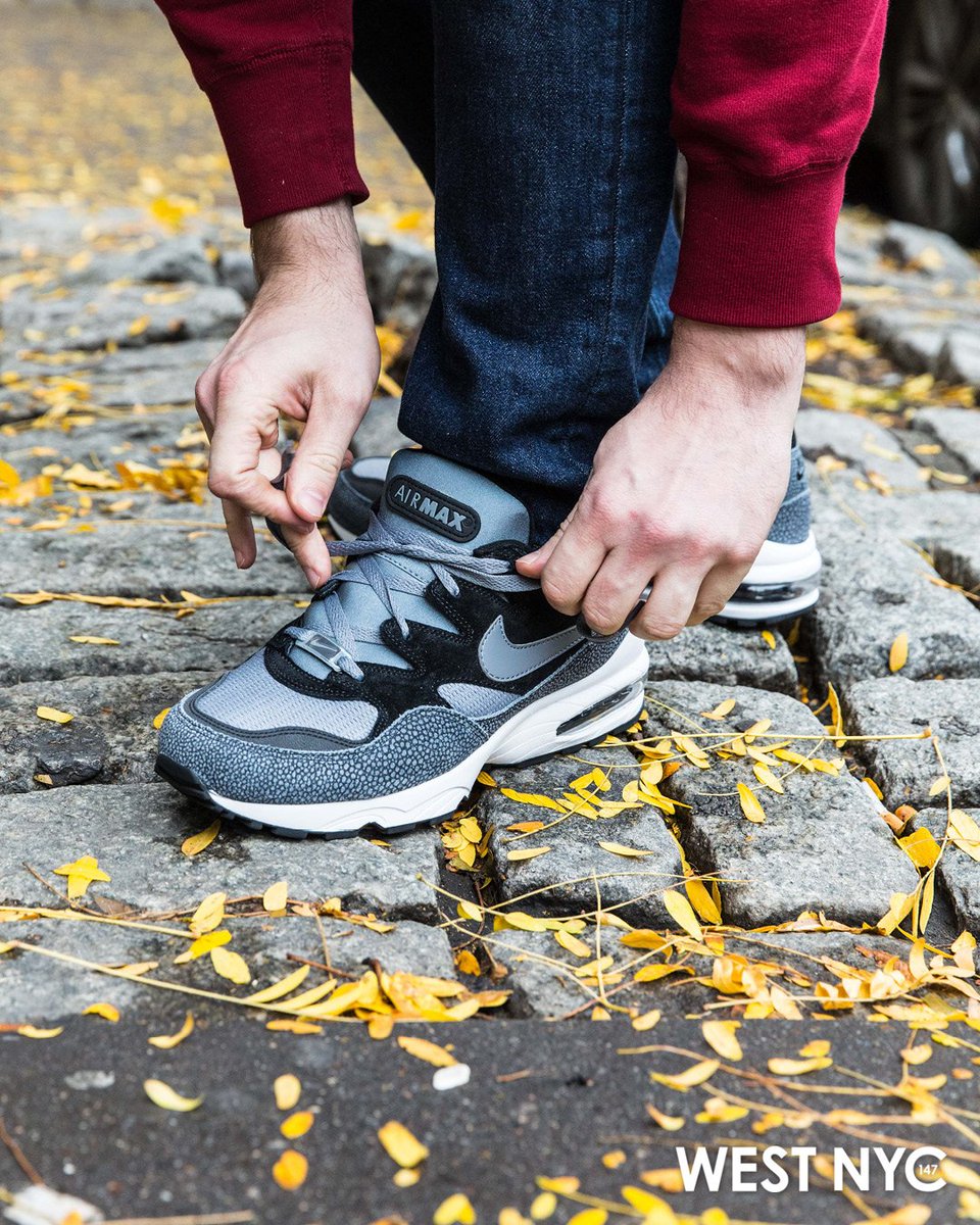 WEST147's tweet photo. One of the less seen #retros from the #AirMax family, the @Nike #AirMax94 is back in a grey color-way featuring a mix of various materials! Available in store and online at https://t.co/bO324wi05r https://t.co/CoHZwIEEQs